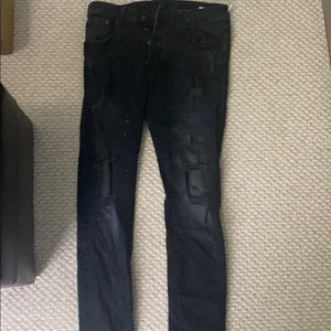 H&M ripped skinny jeans